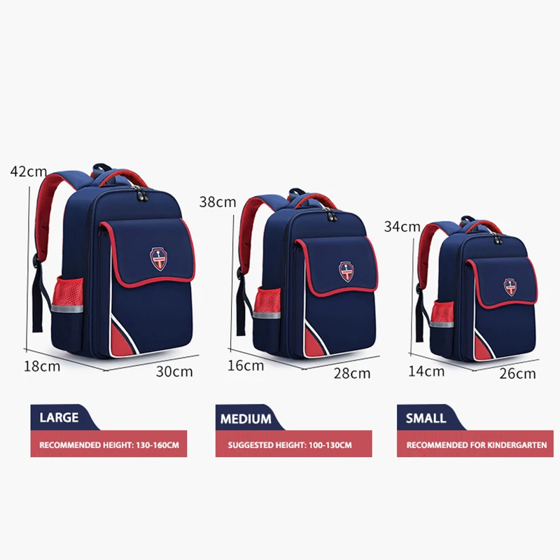 Lightweight Large Capacity School Bags for Children Girls and Boys Waterproof Kids Backpacks Primary School Students Schoolbags