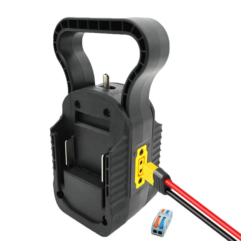 2-in-1 Power Wheel Adapter Dual Voltage Output for Makita/Milwaukee 18V Batteries for DIY Toy Car with Fuses & Wire Terminals