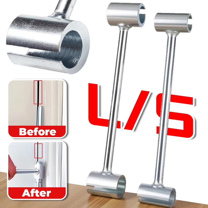 

Double Head Door Hinge Adjustment Hinge Gaps Adjusting Wrench Steel Bending Tool Heavy-duty Home Labor-Saving Repair Spanner