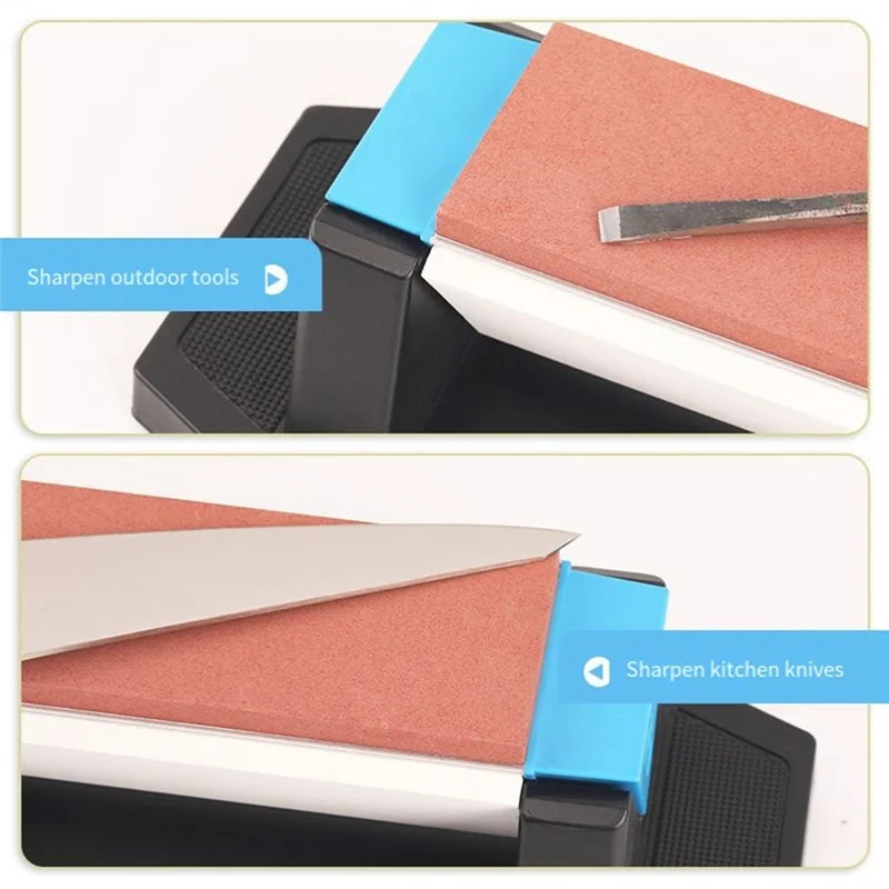 

ABUF-3 Side 400/1000/3000 Grit Premium Whetstone Knife Sharpener Stone With Edge Grip Holder And Non-Slip Base