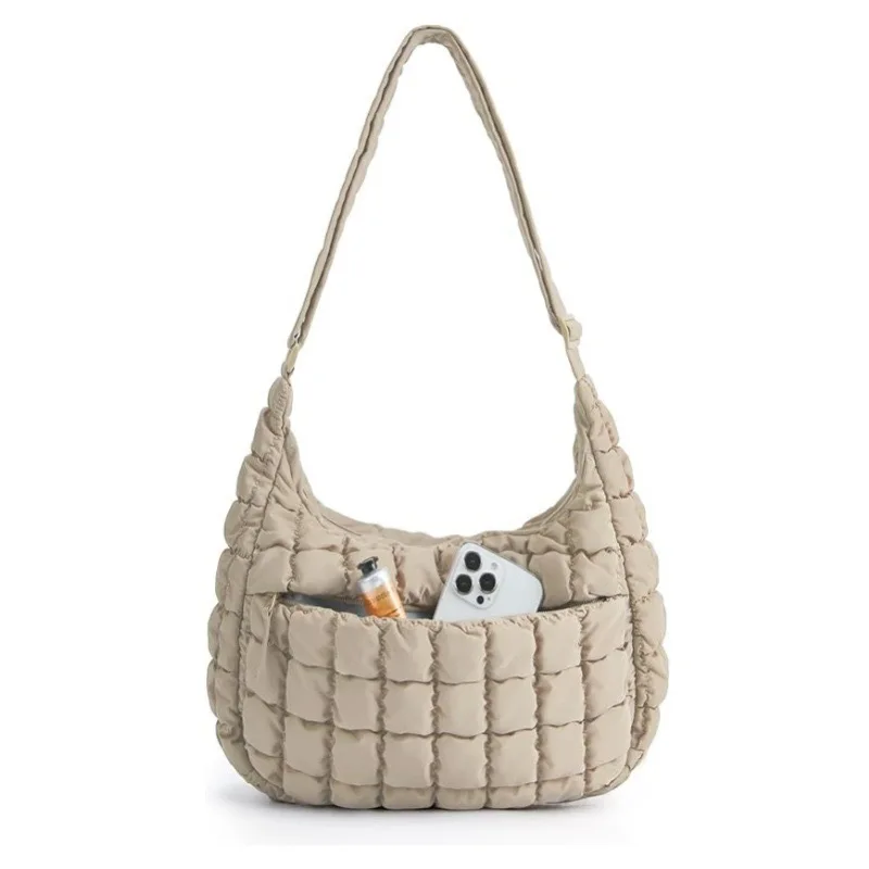 

Cloud-shaped shoulder bag hand-held dumpling bag cotton fluffy women's bag