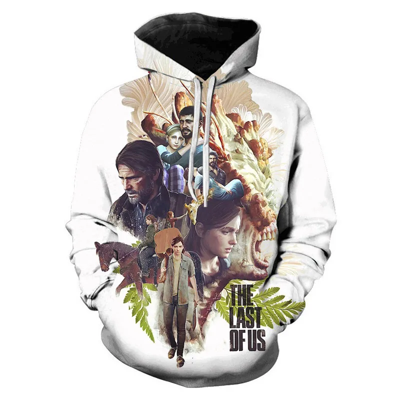 2023 The Last Of Us 3D Print Hoodie Game Printing Hoodie Sweatshirt Men Women Fashion Streetwear Hip Hop Pullover Male Hoodies