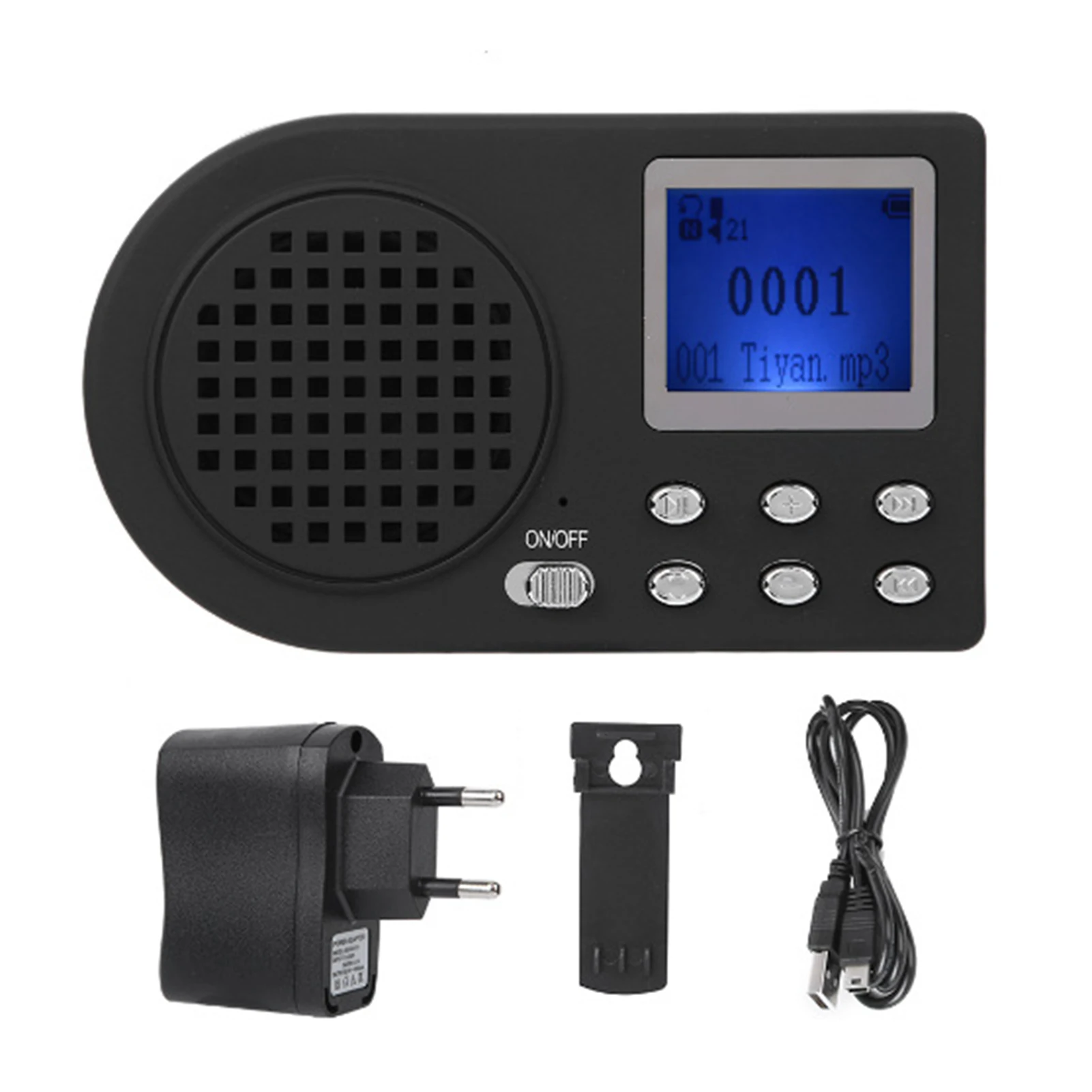 

MP3 Bird Call Speaker Outdoor Bird Chirping Amplifier Simulated Chirping Bird with Wireless Remote 110 Animal Sounds MP3 Speaker