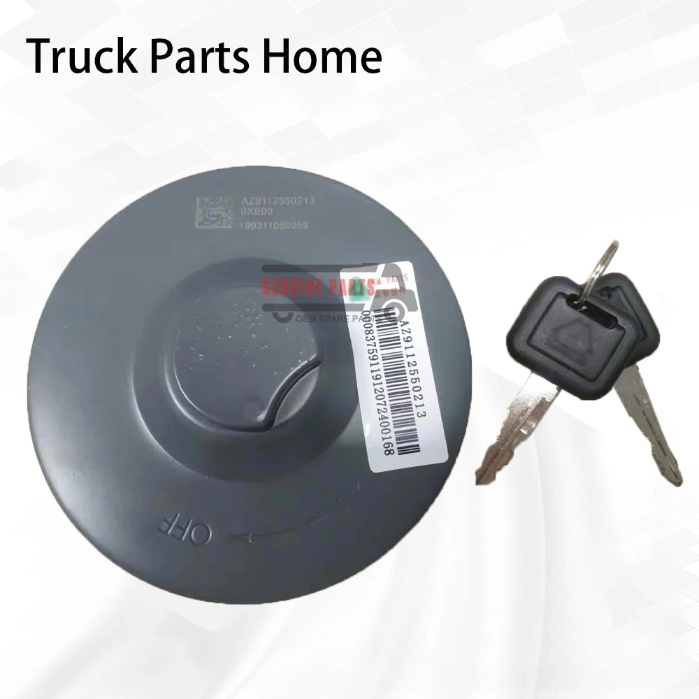 AZ9112550213 Fuel Tank Cap For Sinotruk Howo Truck Parts T7H Oil Tank Cap With Lock