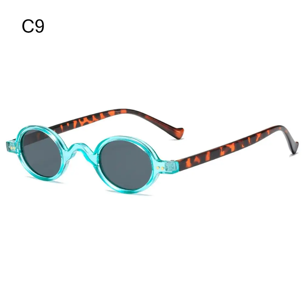 

Винтажные оттенки в стиле хип-хоп UV400, круглые солнцезащитные очки, овальные солнцезащитные очки в маленькой оправе