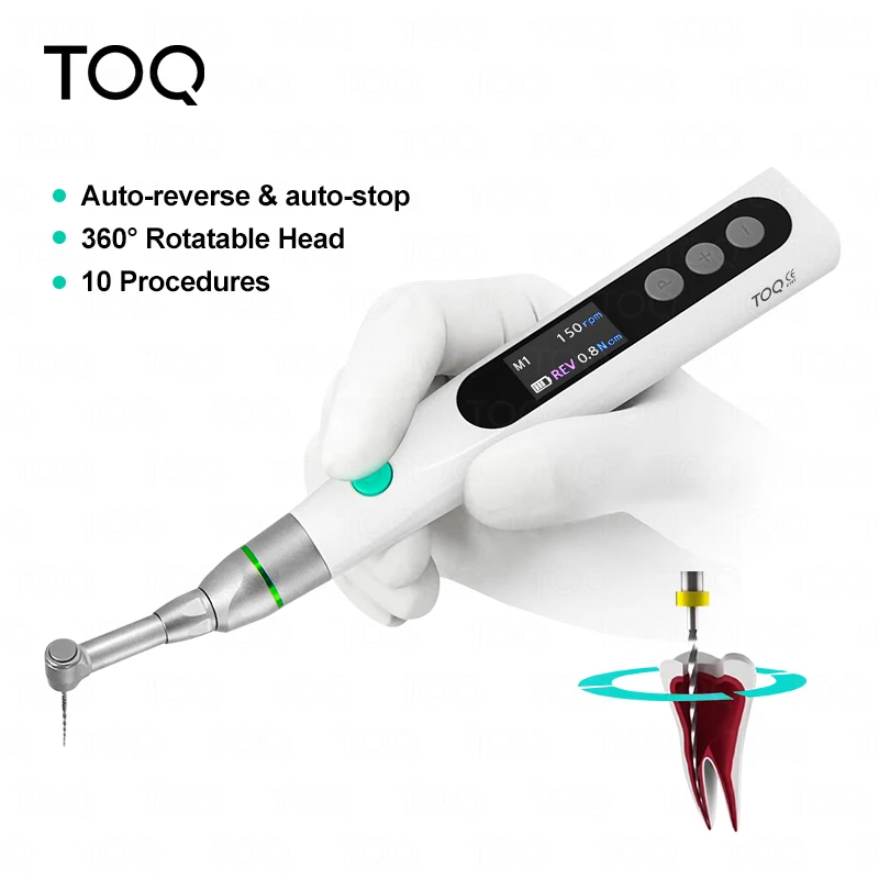 

Dental Wireless Endo Motor 16:1 Contra Angle Endodontic Instrument Root Canal Rotary Motor Root Canal Instrument