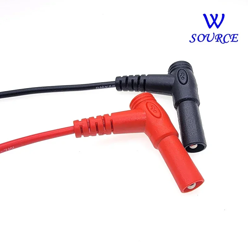 Banana Plug To Test Hook Clip Probe Cable for Multimeter Test Equipment 4MM Line Detection Hook Length Adapter Test Trench Probe