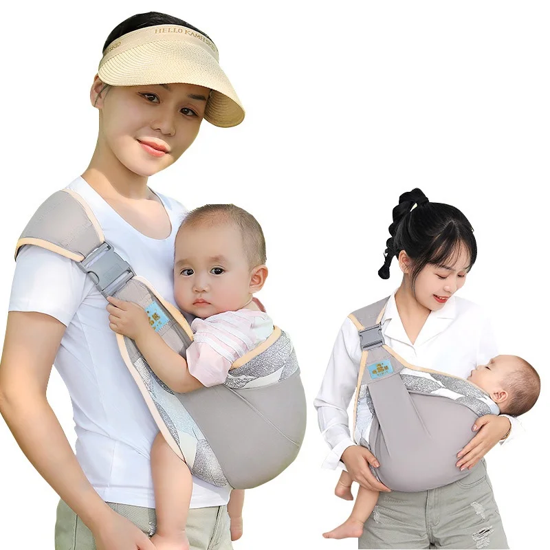 Baby Carrier Baby Sling Carrier Newborn Nursing Towel Baby Wrap Holder Wrap Breathable Carrier，