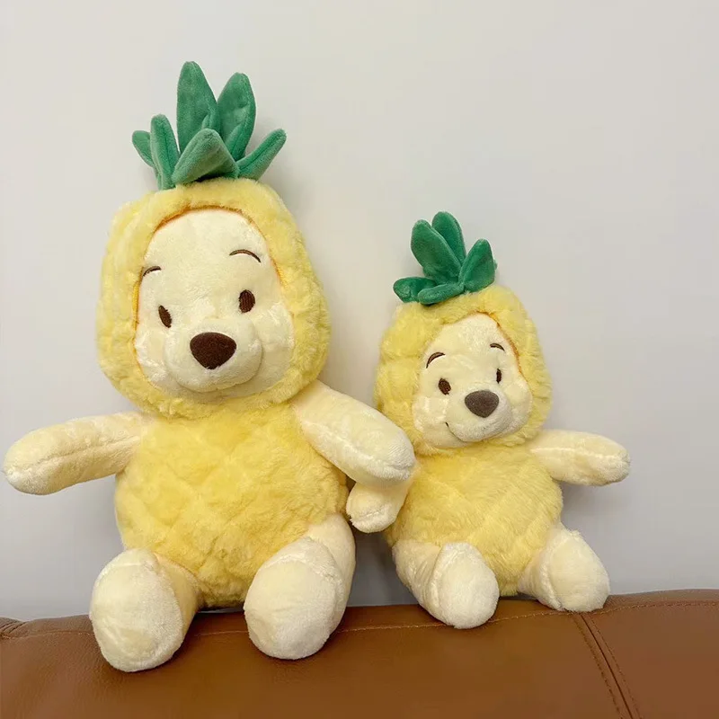 

Pineapple Winnie the Pooh Plush Toy Cartoon Bear Stuffed Toy Anime Bear Soft Doll Sleeping Doll Kids Kawaii Birthday Gift