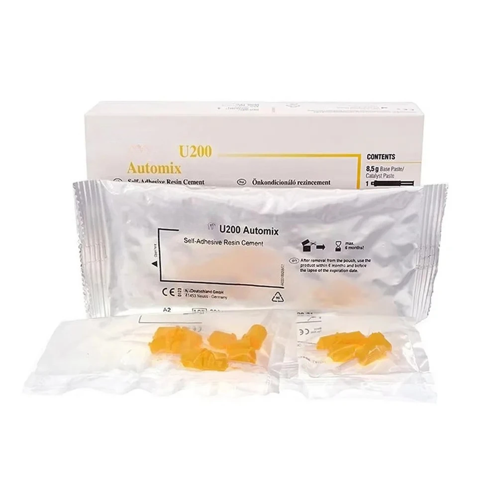 Dental Dentistry U200 Dental Double Curing Veneer Repair Adhesive Automatic Gel Syringe Self-adhesive Resin Dental Material