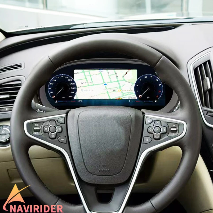 Speedmeter Dashboard For Opel Insignia Buick Regal 2009-2015 For Opel Insignia 2010-2014 Carplay 12.3inch LCD Instrument Cluster