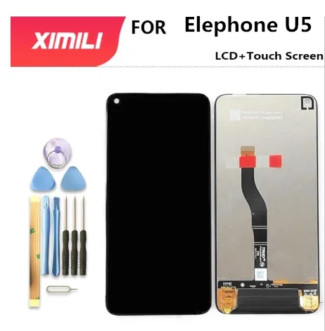 

6.4 Inch Elephone U5 LCD Display Touch Screen Digitizer Assembly 100% Original New LCD + Touch Digitizer