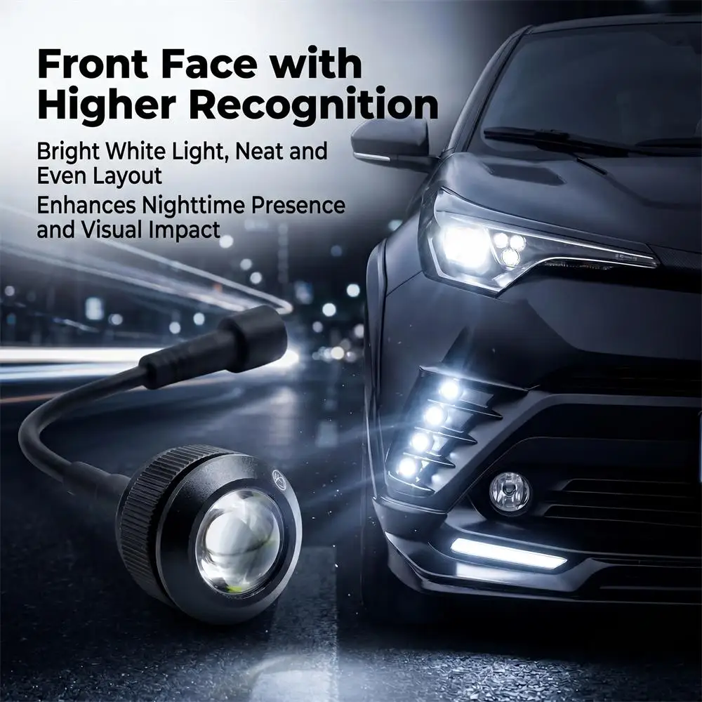 

Eagle Eye Daytime Running Lights LED Car Lights DRL for Automobiles drl universal led custom car Waterproof 12V 24v LED vehicle
