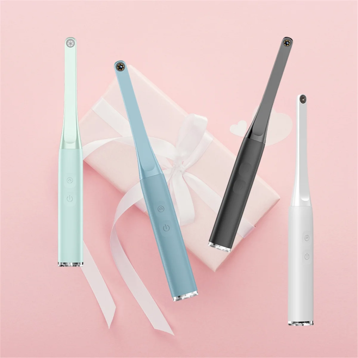 Wireless Wifi Intra oral kamera Zahnmedizin Inspektion Endoskop Kiefer orthopäde Tool mit 6 LED-Licht für Smartphone-Grün