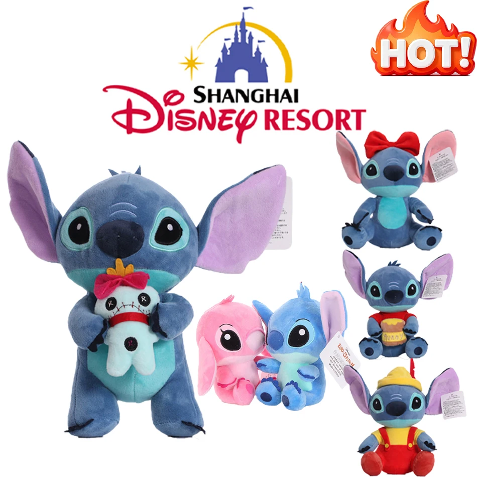 

Hot Disney 20cm Original Plush Stitch Baby Movie Cartoon Model Doll Children Action Figures Stuffed Toys Pendant Plush Gifts