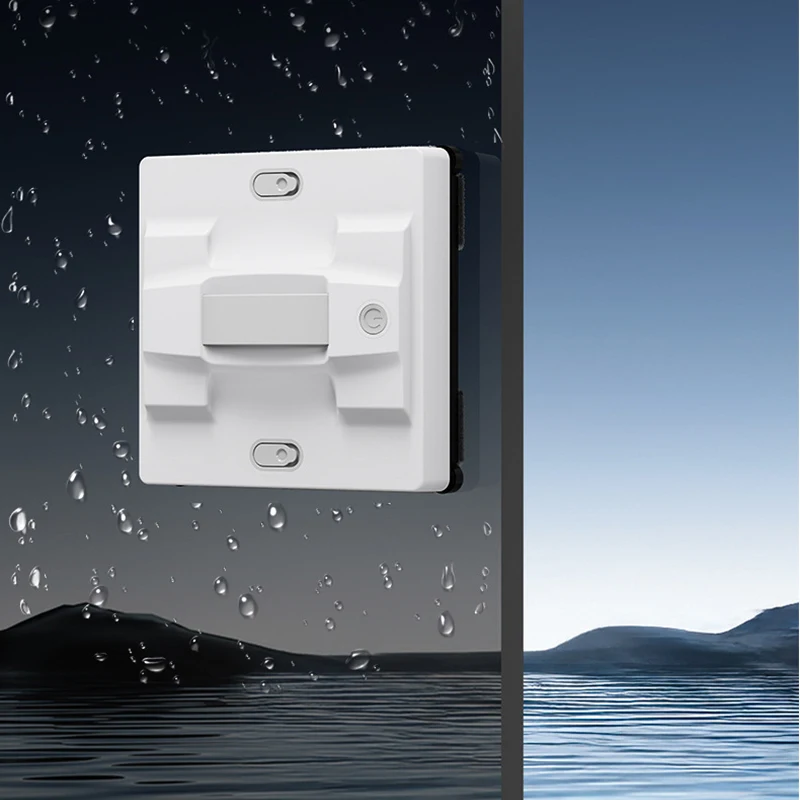 Window Cleaning Robot 4-Water-Column Spray 5600Pa Powerful Suction Water Wash & Wet Wipe Exterior Glass Cleaning