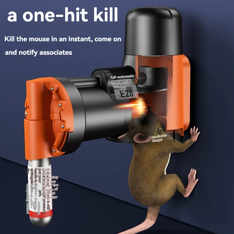 2025 New Rat Repellent Device Fully Automatic Rat Repellent Device Non toxic and Carbon Dioxide Free Gas Cylinder Rat Multi Catc