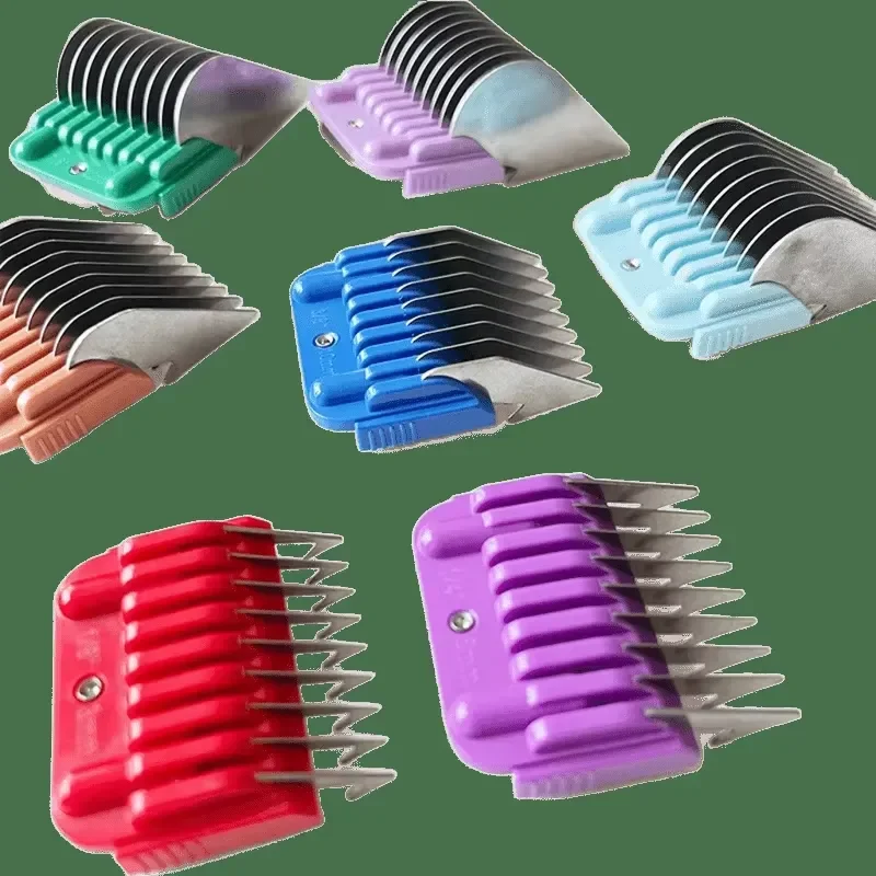 Wadisino Salon A5 Pet Professional 9 Pcs Barber Magnet Hair Limit Comb Magnetic Guards Comb Universal Guide Combs for All