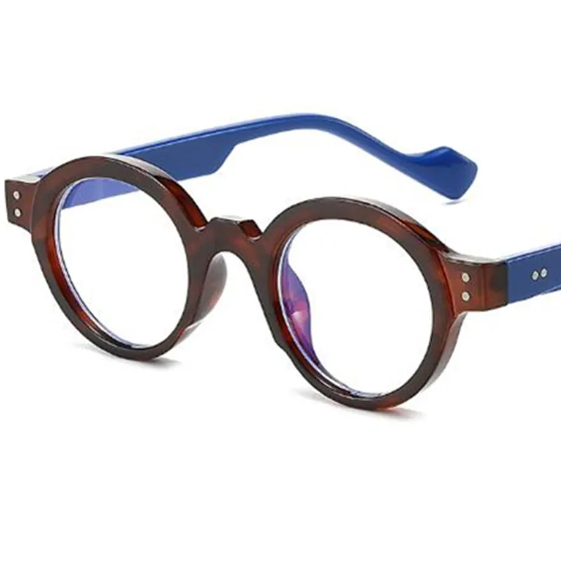 

NEW Anti-Blue Ligjt Glasses Unisex Optical Rice Nails Eyewear Round Frame Spectacles Retro Eyeglasses Ornamental 6 Colors