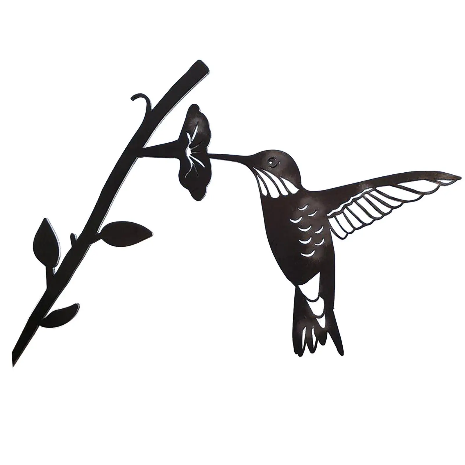 2026 Tree Metal Art Simulation Birds Silhouettes Ornament Bird Branch Metal Wall Art Decoration for Yard Garden Decoration