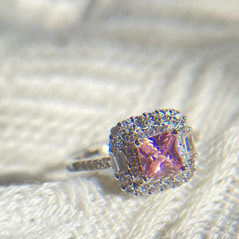 MDLFES مويسان الماس نمط أمازون جديد أوروبا وأمريكا الأميرة الوردي مشع آش الدائري