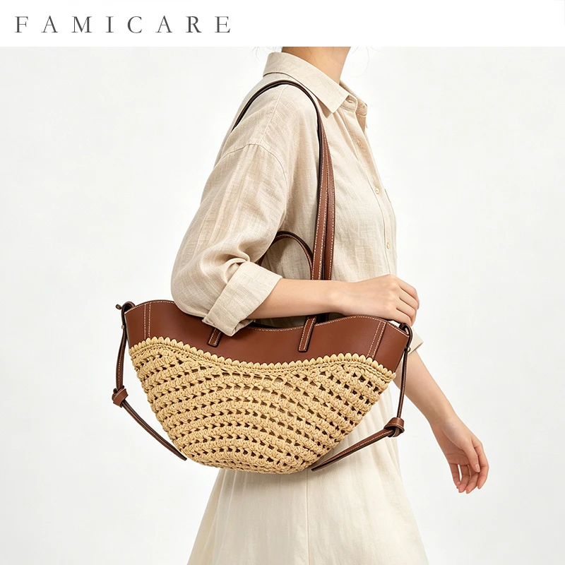 Early Spring Collection Top Grain Leather Crossbody Bag Minimalist Unique Design Premium Shoulder Bag Women Versatile Handbag