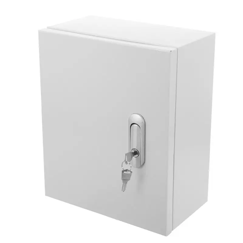 1pc Wall Mounted Control Electrical Box Weather Proof Electrical Box Outdoor Stainless Steel Connection Enclosure Cable  Box