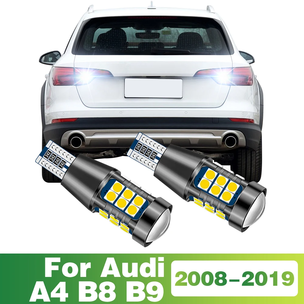 

2x T15 Signal-Lamp LED Bulb Car Reverse Light Tail Lamp For Audi A4 B8 B9 2008-2014 2015 2016 2017 2018 2019 Accessories