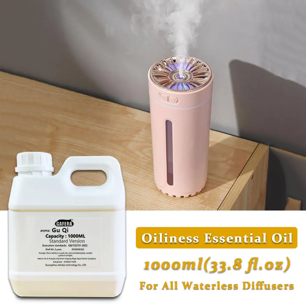 

Эфирные масла GAFERA 1000 мл (33,8 жидких унции) Gu Qi/Cedar - для всех безводных диффузоров, диффузор для отелей/баров, пополняющее ароматерапевтическое масло