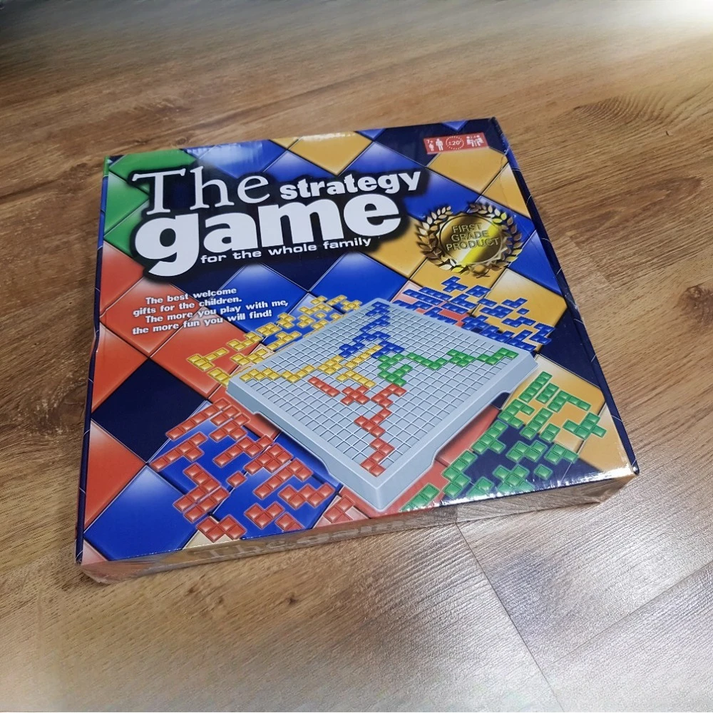 Exciting Novelty Board Game for All Ages Challenging Chess Blokus Puzzle Game for Family Entertainment and Strategy
