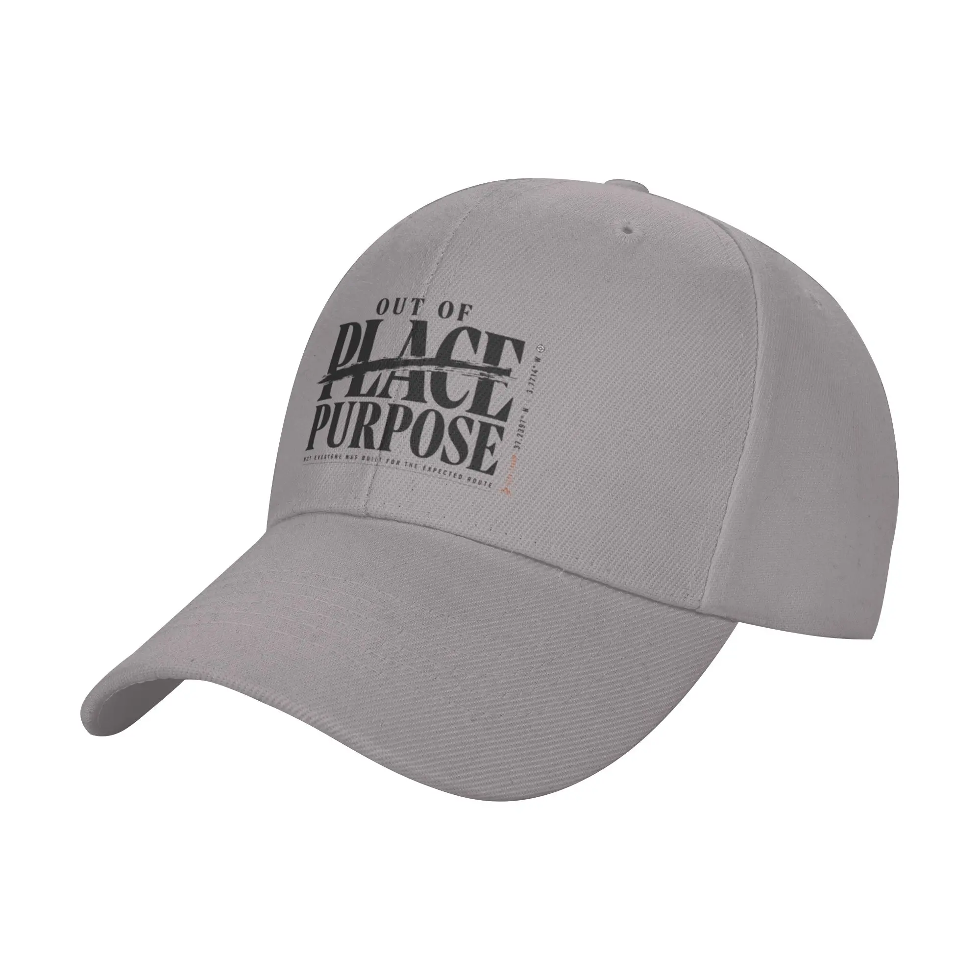 Hot Sale Out Of Place On Purpose Premium Outdoor Apparel Baseball Cap  Graphic Women Hat  Afternoon Stroll Women Hat