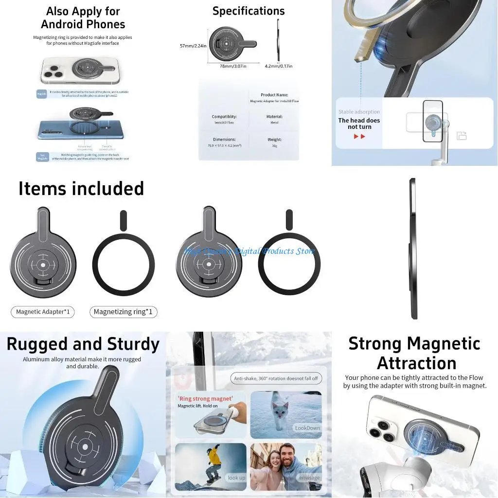 

U2JE Strong and Secure Connection Camera Adapter Mount for 360