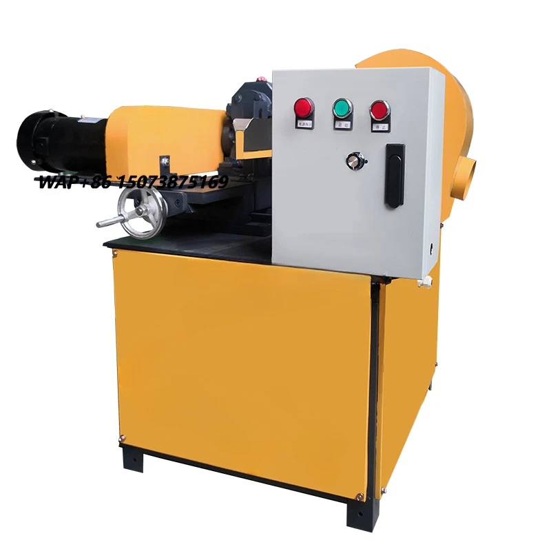 380V 3.4 Kw Motor Polishing Machine with Different Polishing Wheels for Oxide and Rust Removal on Round Steel Bar and Pipe