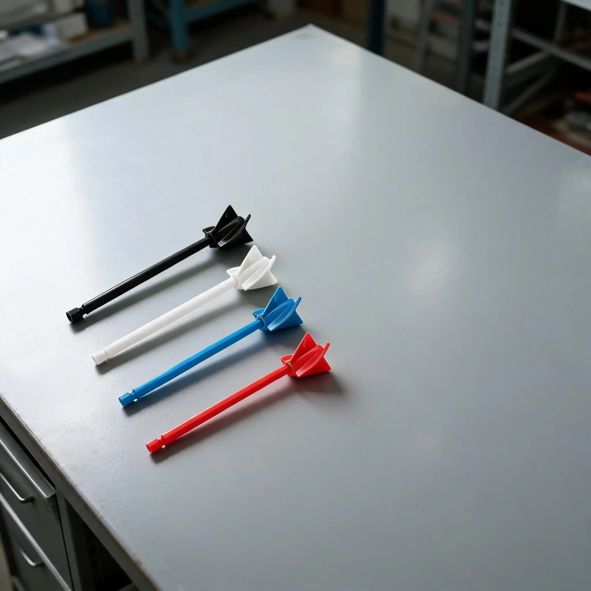 4/5pcs Epoxy Resin Mixer For Drill Plastic Stirring Paddle Consistency Liquids Resin Head Stirrer-Spiral Blade Stirring Rod Tool