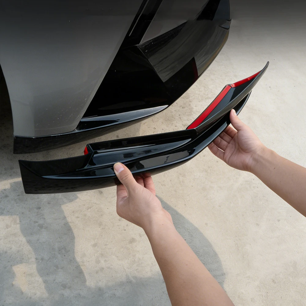 Fit For Xpeng Xiao Peng P7 2024 2025 Bumper Collision Protection Angle Board Changed Decorative Board Prevent Scratches And Bump