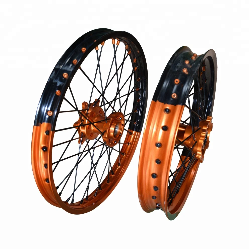 

Мотоциклетные двухцветные колеса exc sx 250 450 21x1,6 19x2,15 дюйма
