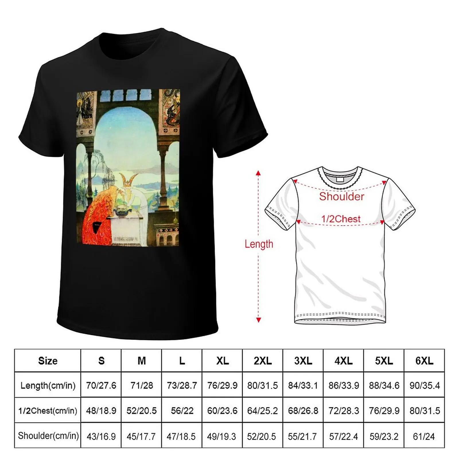 Kay Nielsen East of the sun and west of the moon pl 14 T-Shirt Festive Simple T-Shirt