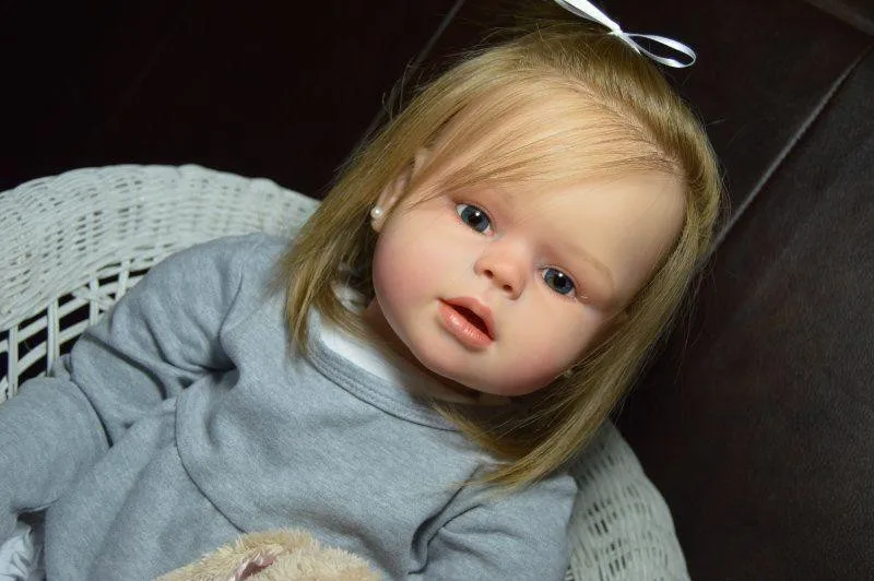 

Эксклюзивная кукла-реборн DLS Katie Marie, 28 дюймов, реалистичная кукла-младенец, доступна в двух вариантах цвета волос.