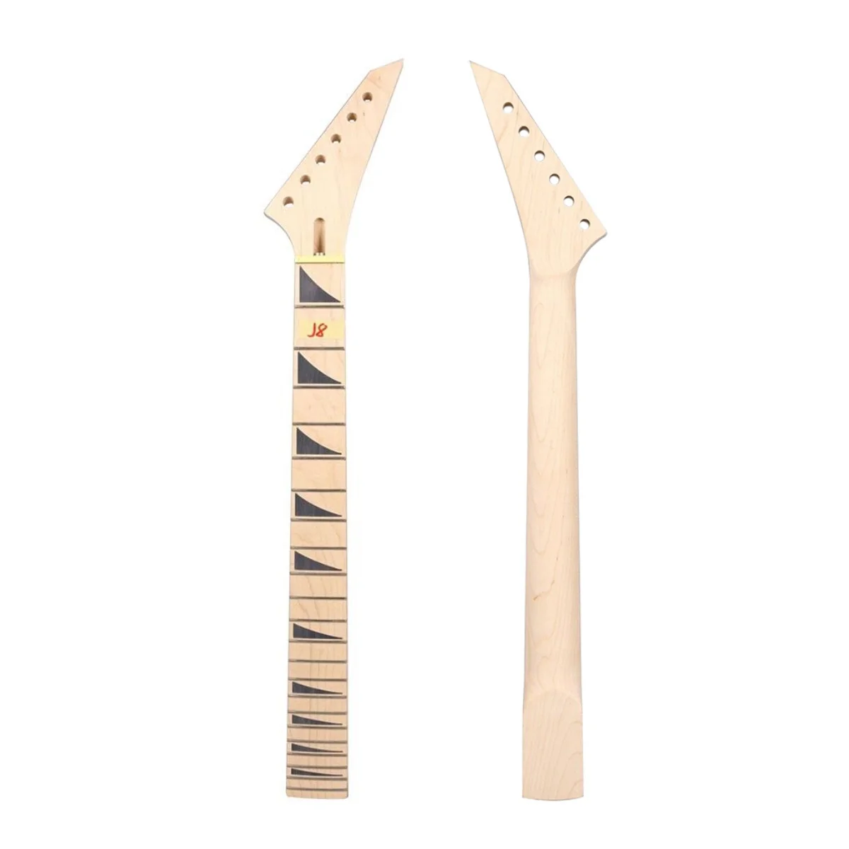 Electric Guitar Neck New Maple Fretboard 22 Fret 25.5 inch Bolt on heel Unfinished Replacement Good Inlaid Truss Rod