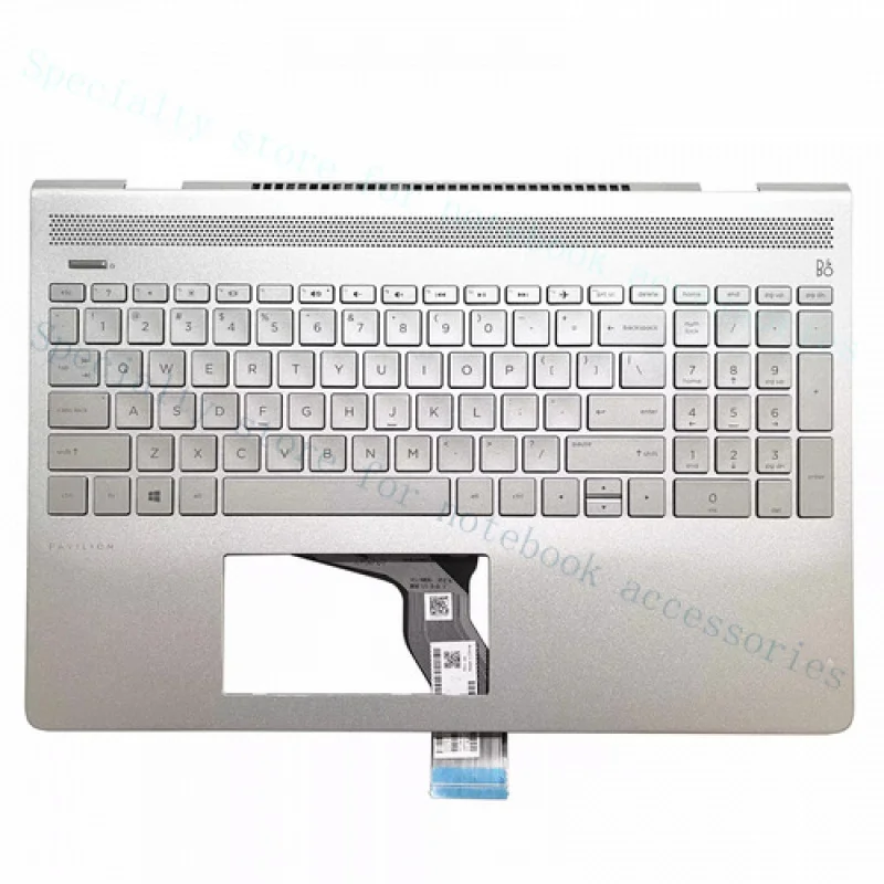 

A+ L01927-001 For HP Pavilion 15-CK TPN-Q201 Laptop Keyboard Palmrest Cover