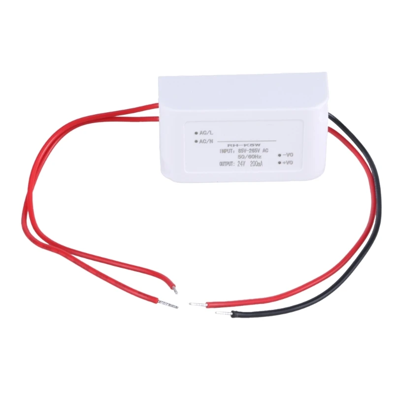 Power Supply Converters 85V~265V to DC24V 200mA for Router LED Light Strips Fan Surveillances Camera Voltages Regulator