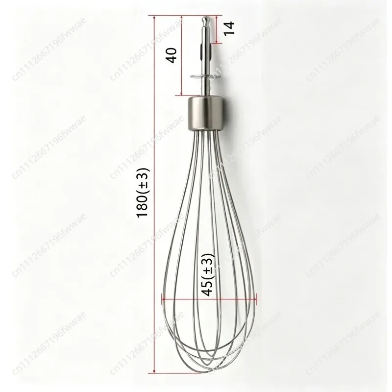 For 2PCS  Stainless steel Blender Whisk mixer eggbeater for Braun MQ325 MQ505 5 MQ5025  MQ745 view 2