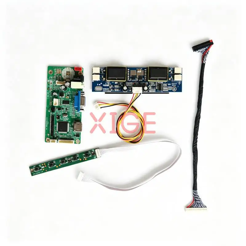 Monitor Controller Drive Board Fit M170E7 M170E6 M170E5 MT170EN01 1280x1024 1280*1024 HDMI-Compatible VGA LVDS 30-Pin 4-CCFL Kit