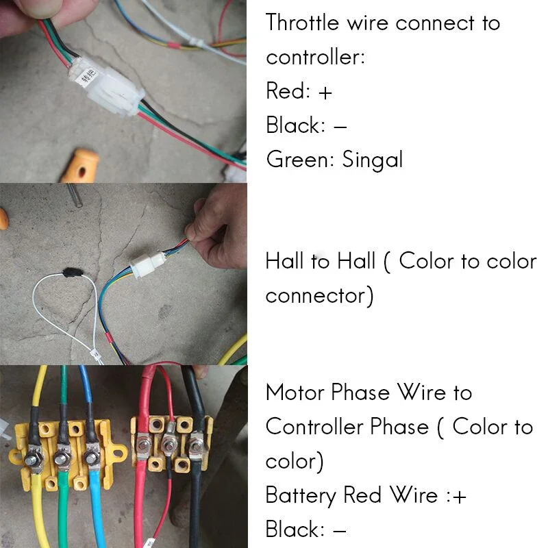 72V 96V 120V 3000W 80A Electric Brushless Motor Speed Controller For Electric Bike Motorcycle