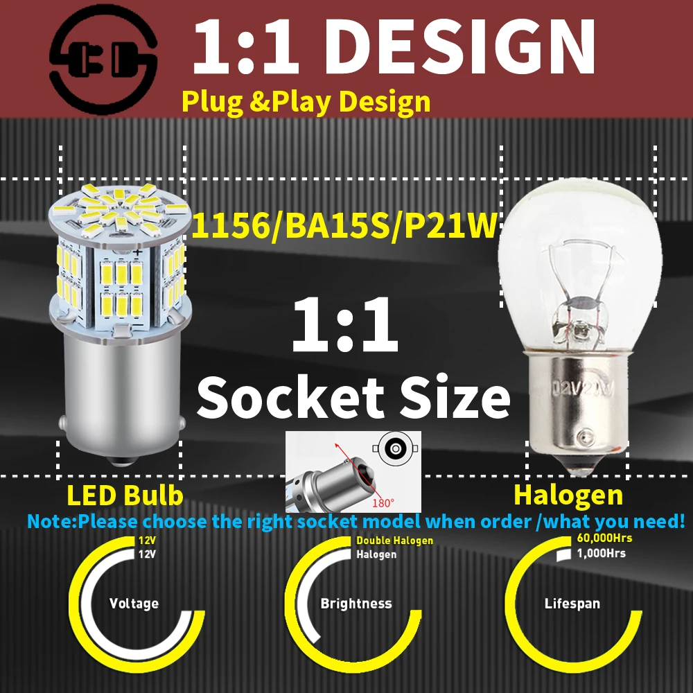 2pcs Canbus P21W BA15S 1156 LED Reverse Light DRL For Skoda Superb Octavia 2 MK2 A5 VW Passat B7 T5 T5.1 T6 SEAT LEON 3 MK3