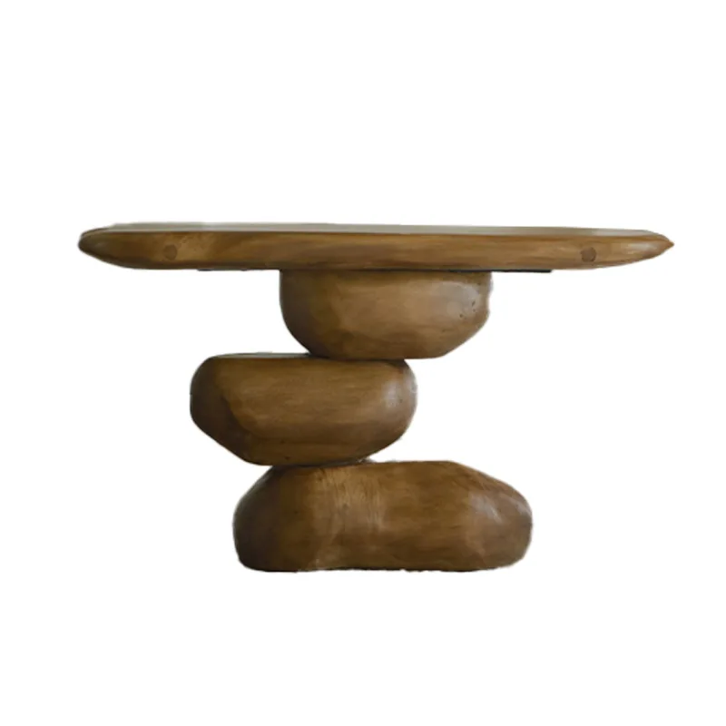 

Entry entrance table Solid wood against the wall End view table B & B cobblestone partition desk