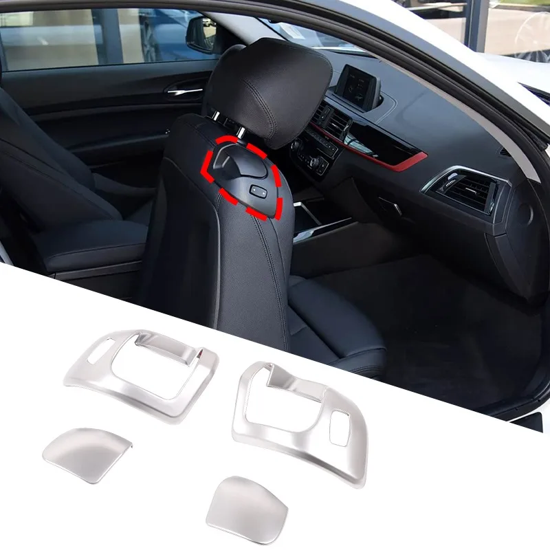 

ABS Front Seat Fold-Down Switch Cover for 2014-2019 BMW 2 Series Coupe F22 (with Power Adjustment) Car Accessories