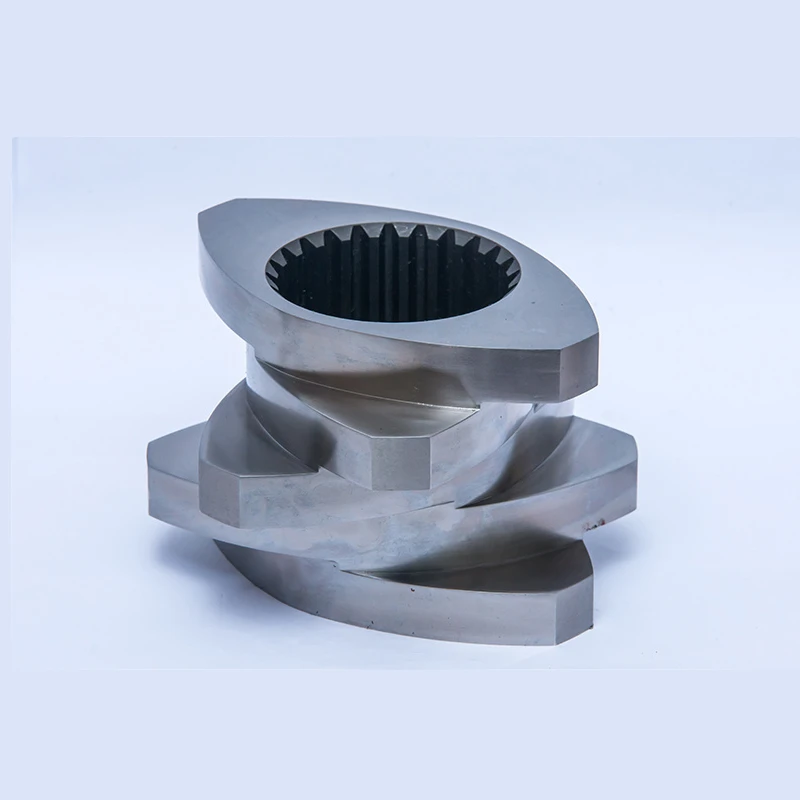 OEM Kneading Block Screw Element for Twin Screw Extruder Polymer Mixing Plastic Processing Alloy Steel Casting auger screw