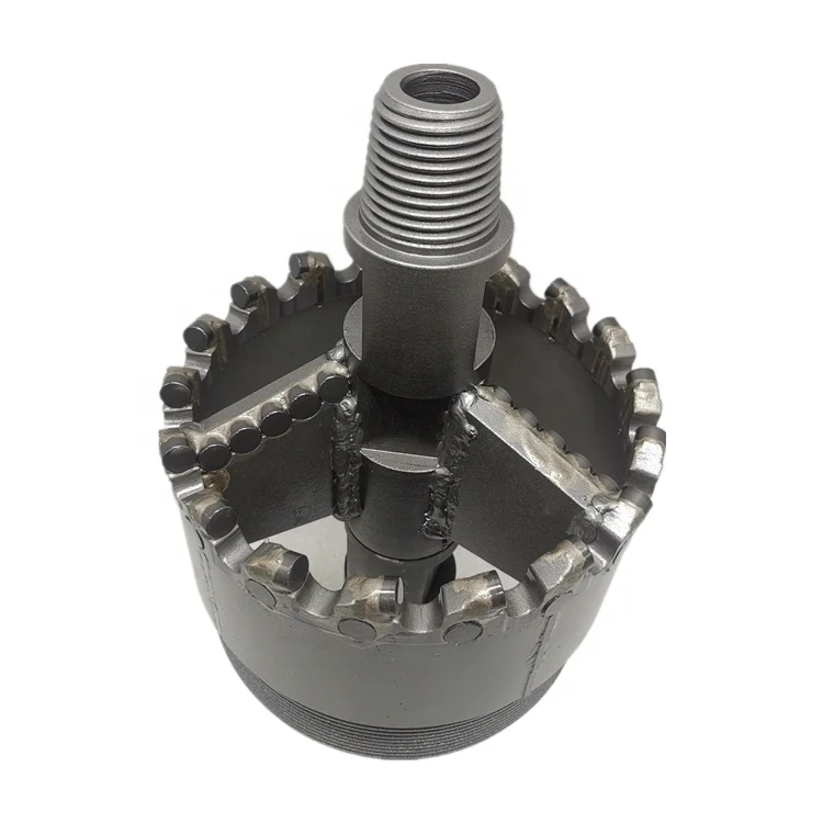 

customize Long life 7 7/8" non-coring pdc drag bit API Reg thread water well drilling bit