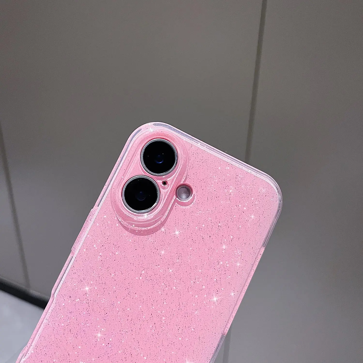ピンクかわいいグリッターケース iphone 16 プロマックス 15 プラス 14